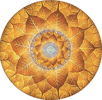 Tranh trúc chỉ Mandala treo phòng thờ