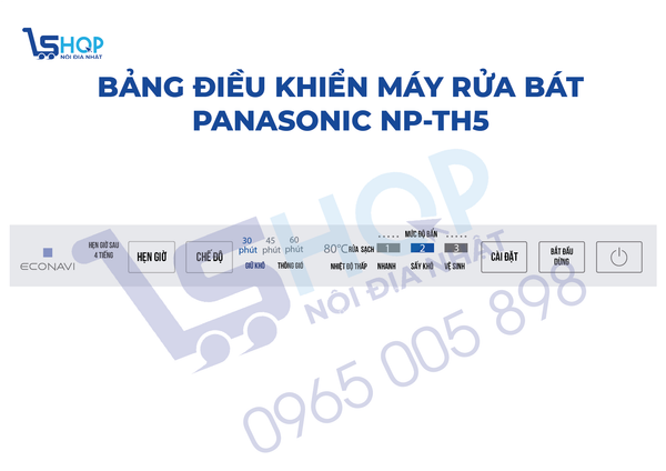hướng dẫn sử dụng máy rửa bát np-th5