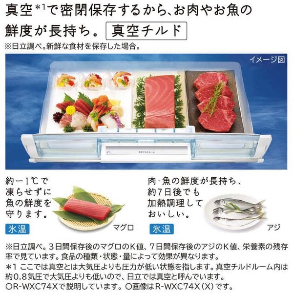 Ngăn hút chân không tủ lạnh Hitachi