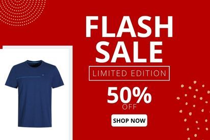 Khuyến mại áo thun nam tới 50%