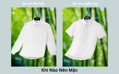 SỰ KHÁC BIỆT GIỮA ÁO SƠ MI NGẮN TAY VÀ DÀI TAY: KHI NÀO NÊN MẶC