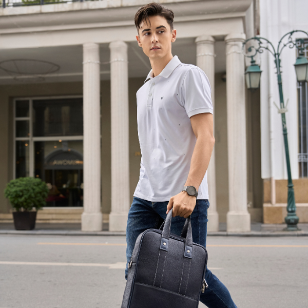 hai màu áo thun nam cơ bản đen và trắng