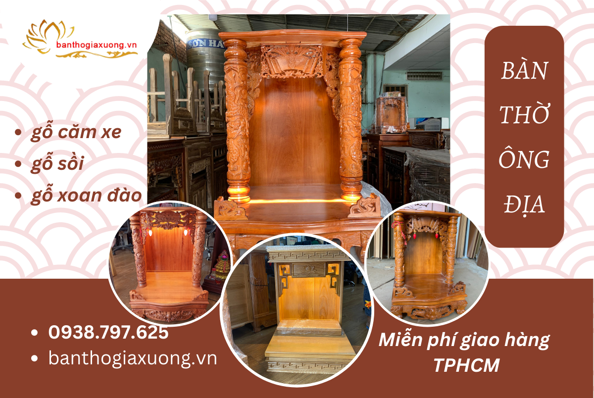 BÀN THỜ THẦN TÀI ÔNG ĐỊA