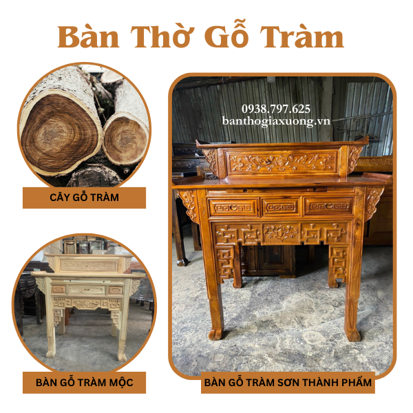 BÀN THỜ GỖ TRÀM