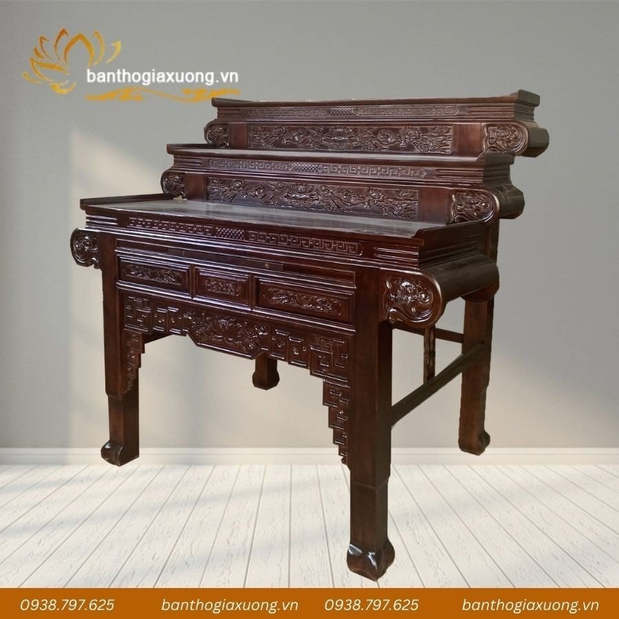 BÀN THỜ GIA TIÊN 3 TẦNG