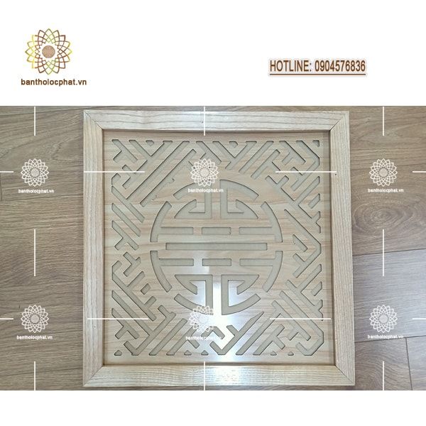 hình ảnh tấm chắn khói chữ thọ 41x41