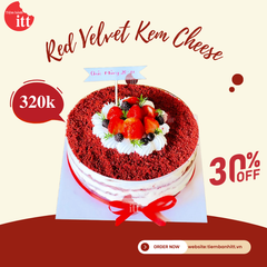 RED VELVET – VỊ NGỌT KHÓ QUÊN, DEAL KHÔNG THỂ BỎ LỠ! 🎂✨
