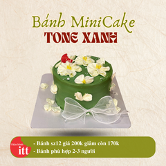 🌿 Mini Cake Tone Xanh – Xinh yêu từ ánh nhìn đầu tiên!