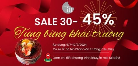 Tưng bừng khai trương cơ sở mới Sale 30-45%!