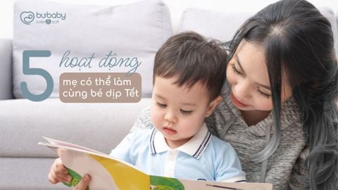 5 hoạt động mẹ có thể làm cùng bé dịp Tết