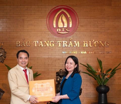 Phó chủ tịch nước Võ Thị Ánh Xuân thăm Bảo Tàng Trầm Hương