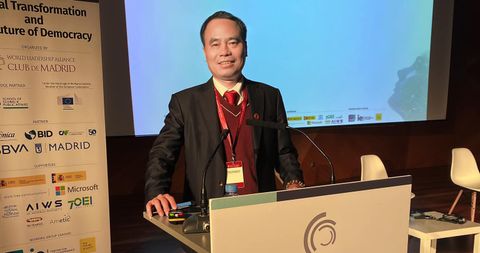 Mr. Nguyen Van Tuong - Chairman of Tram Huong Khanh Hoa ATC speaks at 
