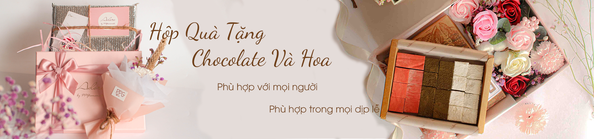 Bộ Sưu Tập Hộp Quà | Chocolate & Hoa | Quà Tặng Ý Nghĩa