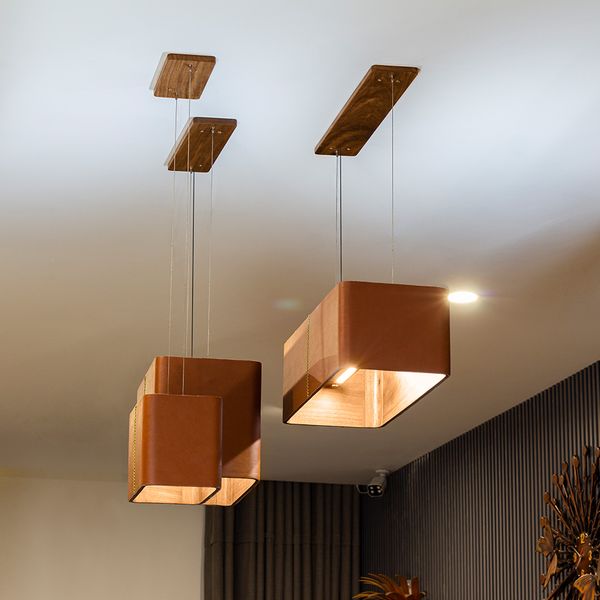 Đèn thả trần có thể lặp đặt cho nhiều loại trần: thạch cao, bê tông, gỗ...