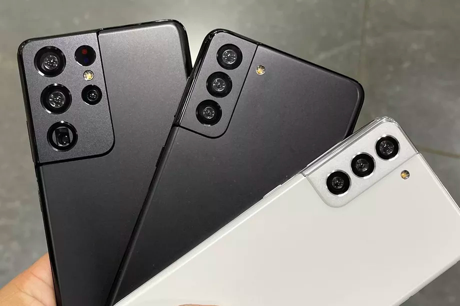 LỘ ẢNH TRÊN TAY BỘ BA GALAXY S21 TRƯỚC GIỜ RA MẮT