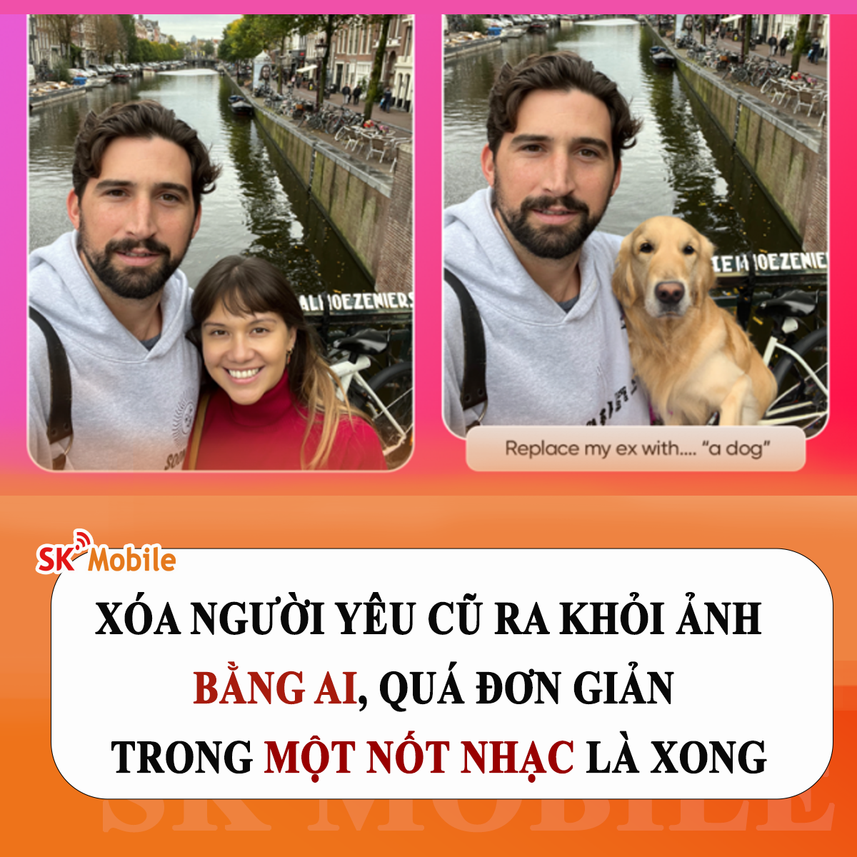 Xóa người yêu cũ ra khỏi ảnh bằng AI , Quá đơn giản trong một nốt nhạc là xong