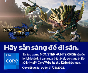 CHƯƠNG TRÌNH ƯU ĐÃI NHẬN NGAY TỰA GAME MONSTER HUNTER RISE HOÀN TOÀN MIỄN PHÍ TỪ INTEL