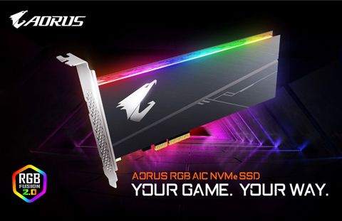 GIGABYTE nâng cấp dòng sản phẩm SSD với series AORUS RGB