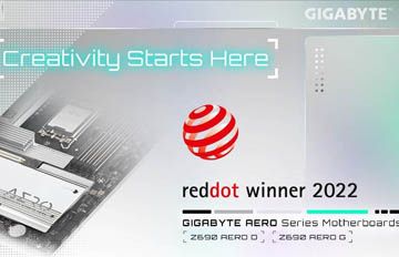 Bo mạch chủ GIGABYTE Z690 AERO D và Z690 AERO G giành giải thưởng thiết kế Red Dot