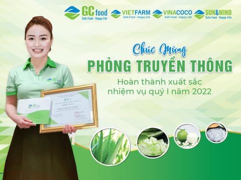 GC FOOD GROUP TỔ CHỨC SƠ KẾT QUÍ 1 VÀ VINH DANH CÁ NHÂN VÀ TẬP THỂ HOÀN THÀNH XUẤT SẮC NHIỆM VỤ QUÍ 1 NĂM 2022