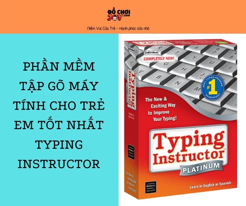 Phần mềm đánh máy cho trẻ em tốt nhất Typing Instructor Platinum miễn phí