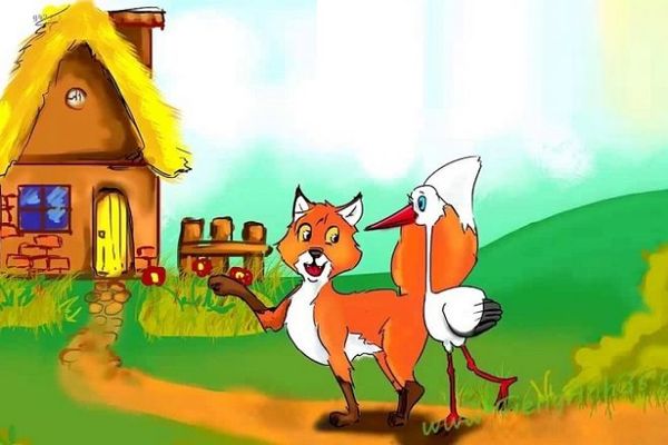 Truyện cổ tích Cáo và cò