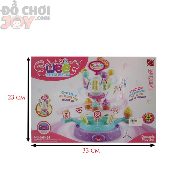 Quầy Kem Kẹo Có Nhạc - Desert Play Set