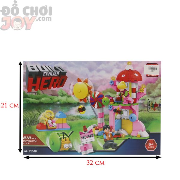 Bộ Lego giá rẻ Nông Trại Hạnh Phúc - 218 Mảnh Ghép