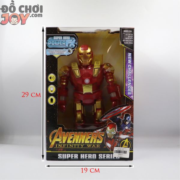 Robot Iron Man - Avengers dùng 3 pin AA