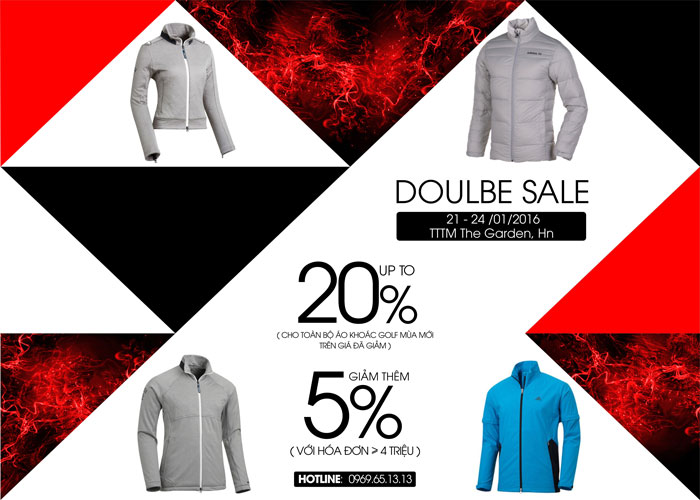 ADIDAS GOLF DOUBLE SALE ĐẾN 45%