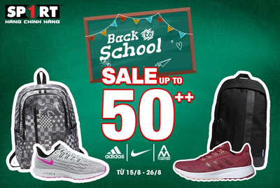“BACK TO SCHOOL” Nike, Adidas, AM OFF TỚI 50%++
