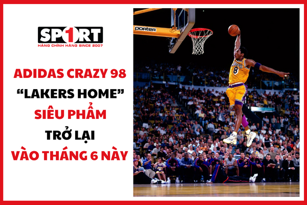 ADIDAS CRAZY 98 “LAKERS HOME” - SIÊU PHẨM TRỞ LẠI VÀO THÁNG 6 NÀY