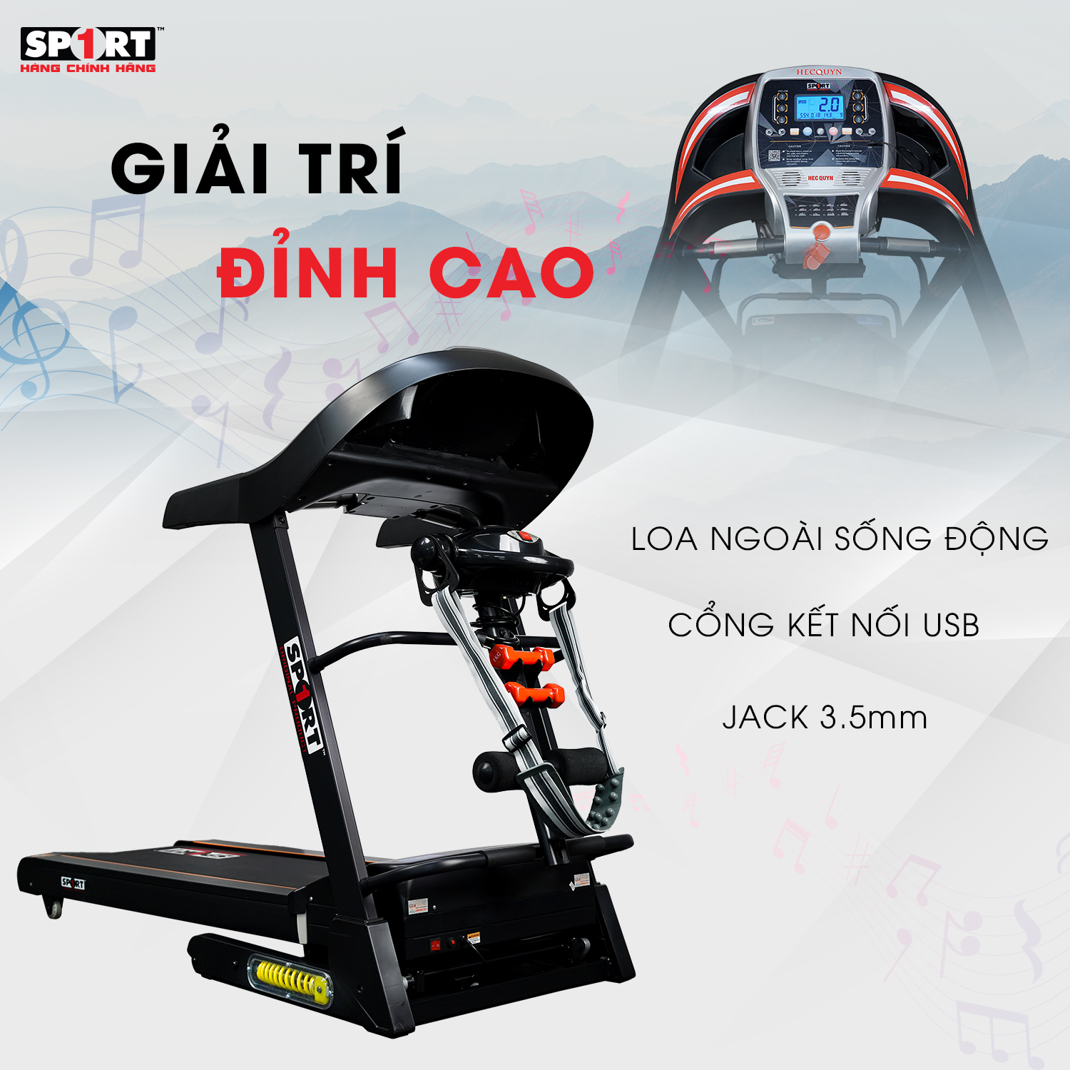 Máy chạy bộ Hec quyn 66