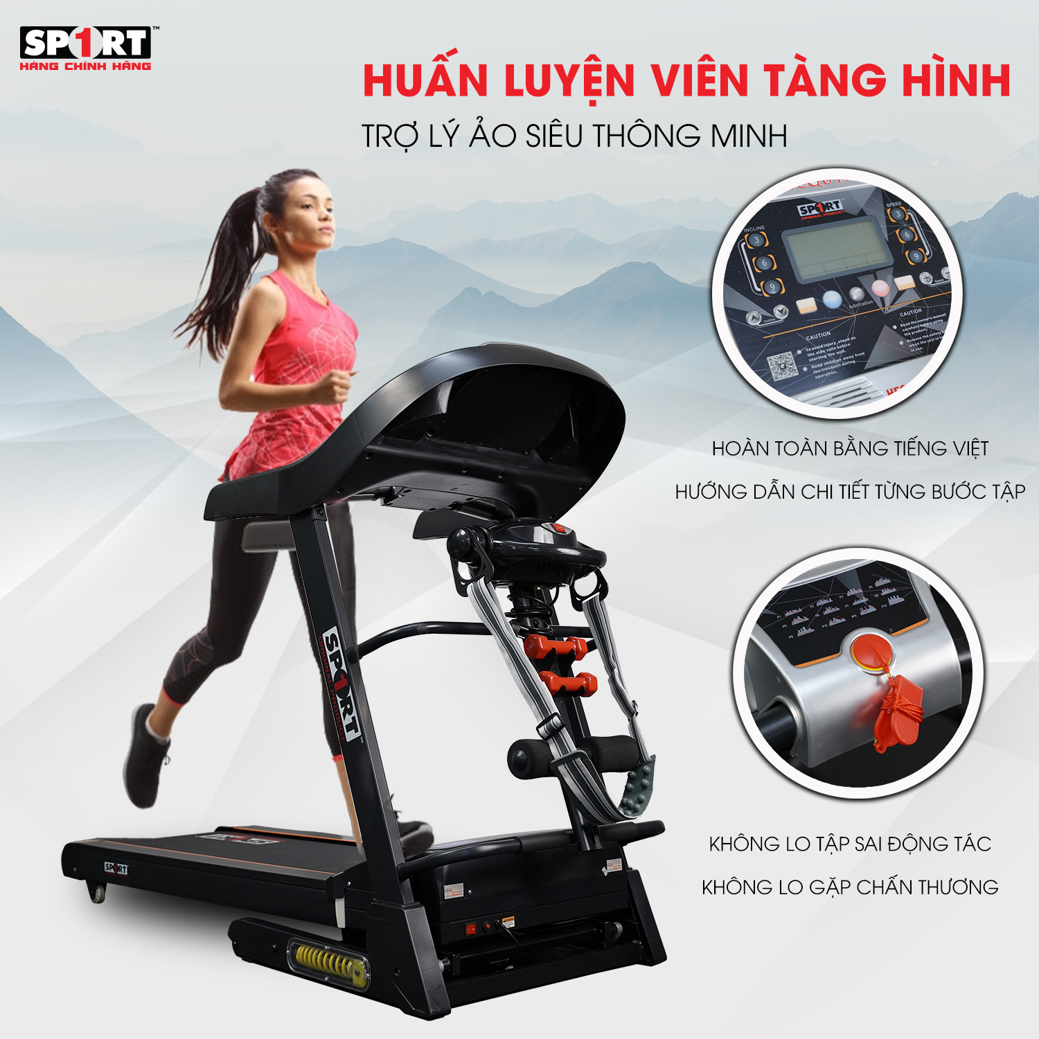 Máy chạy bộ Hec quyn 66