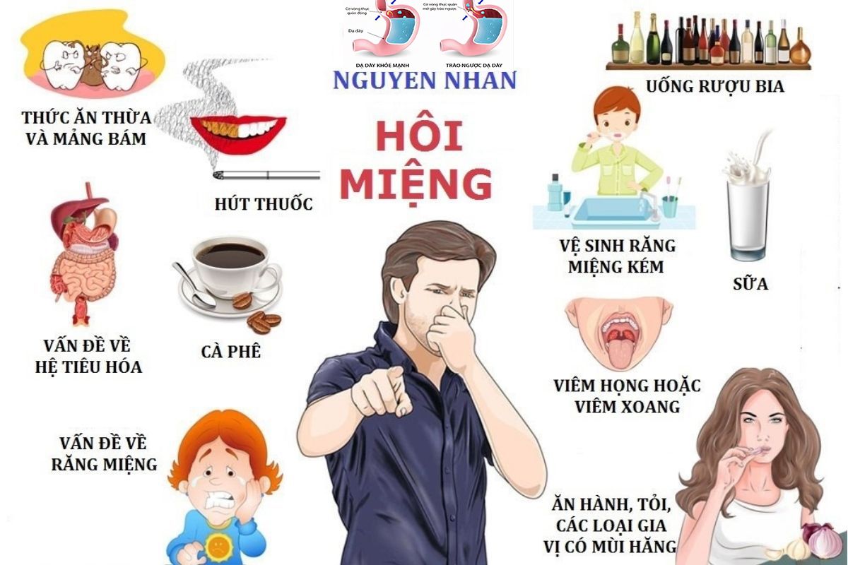 nguyên nhân chính gây hôi miệng