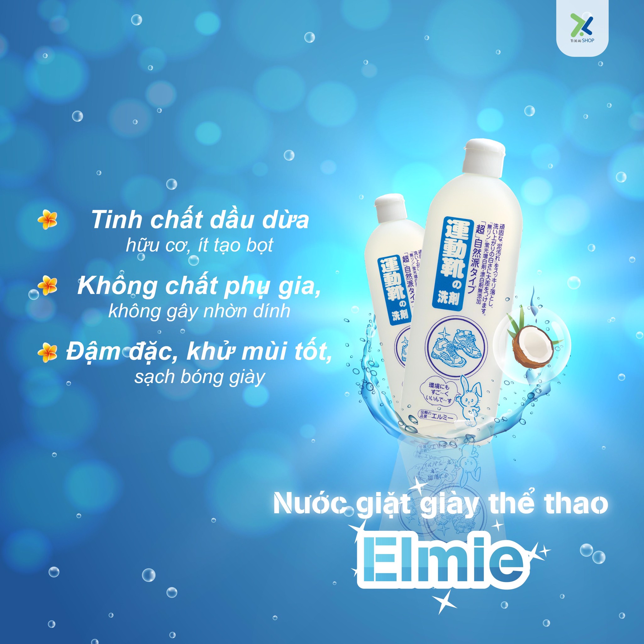 Nước giặt giày thể thao Elmie