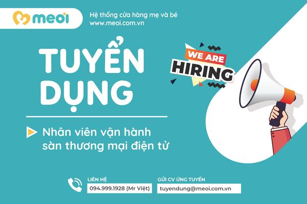 Tuyển dụng: Nhân viên vận hành sàn thương mại điện tử
