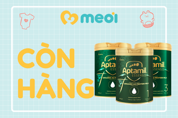 [CÒN SẴN HÀNG] Cập nhật tin tức về sản phẩm Sữa Aptamil Essensis Organic Úc