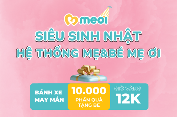 Tưng bừng mừng sinh nhật hệ thống Mẹ&bé Mẹ Ơi