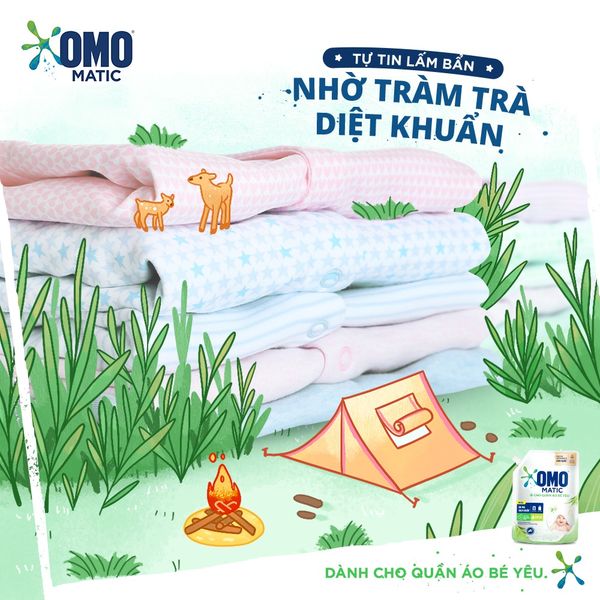 Nước giặt omo 3