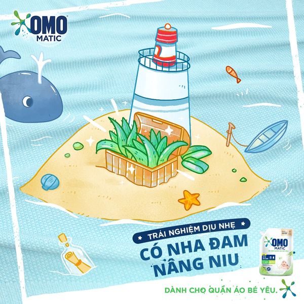 Nước giặt omo 2