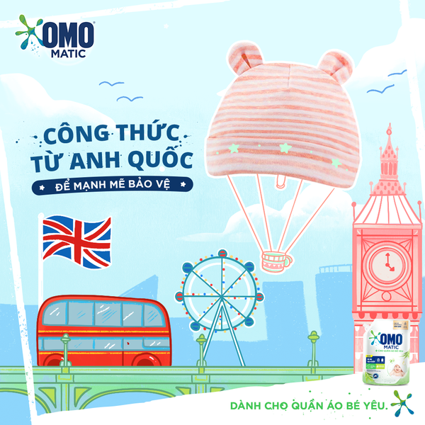 Nước giặt omo 1