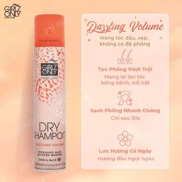 dầu gội khô girlz only
