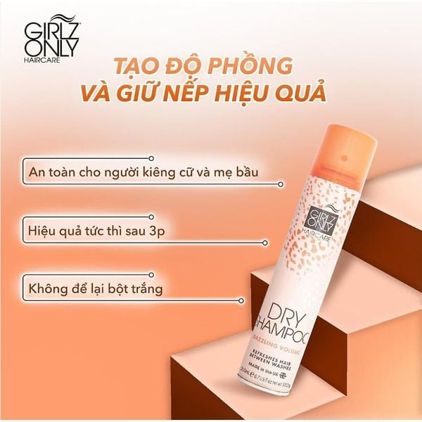 dầu gội khô girlz only