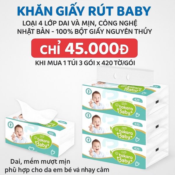 khăn giấy eco takara