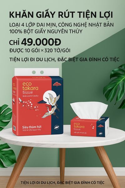khăn giấy eco takara