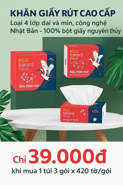 khăn giấy eco takara