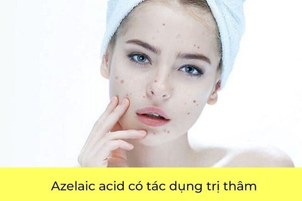 Azelaic acid có tác dụng trị thâm mụn
