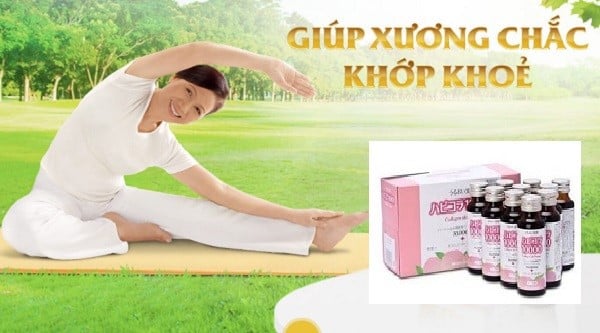 Collagen có tác dụng giúp xương chắc khỏe và hoạt động linh hoạt