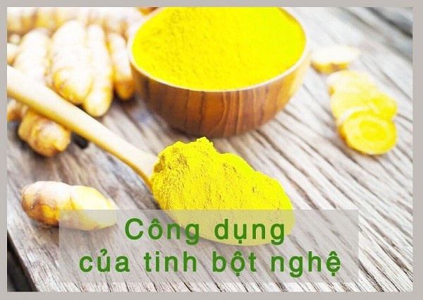 Các công dụng của tinh bột nghệ